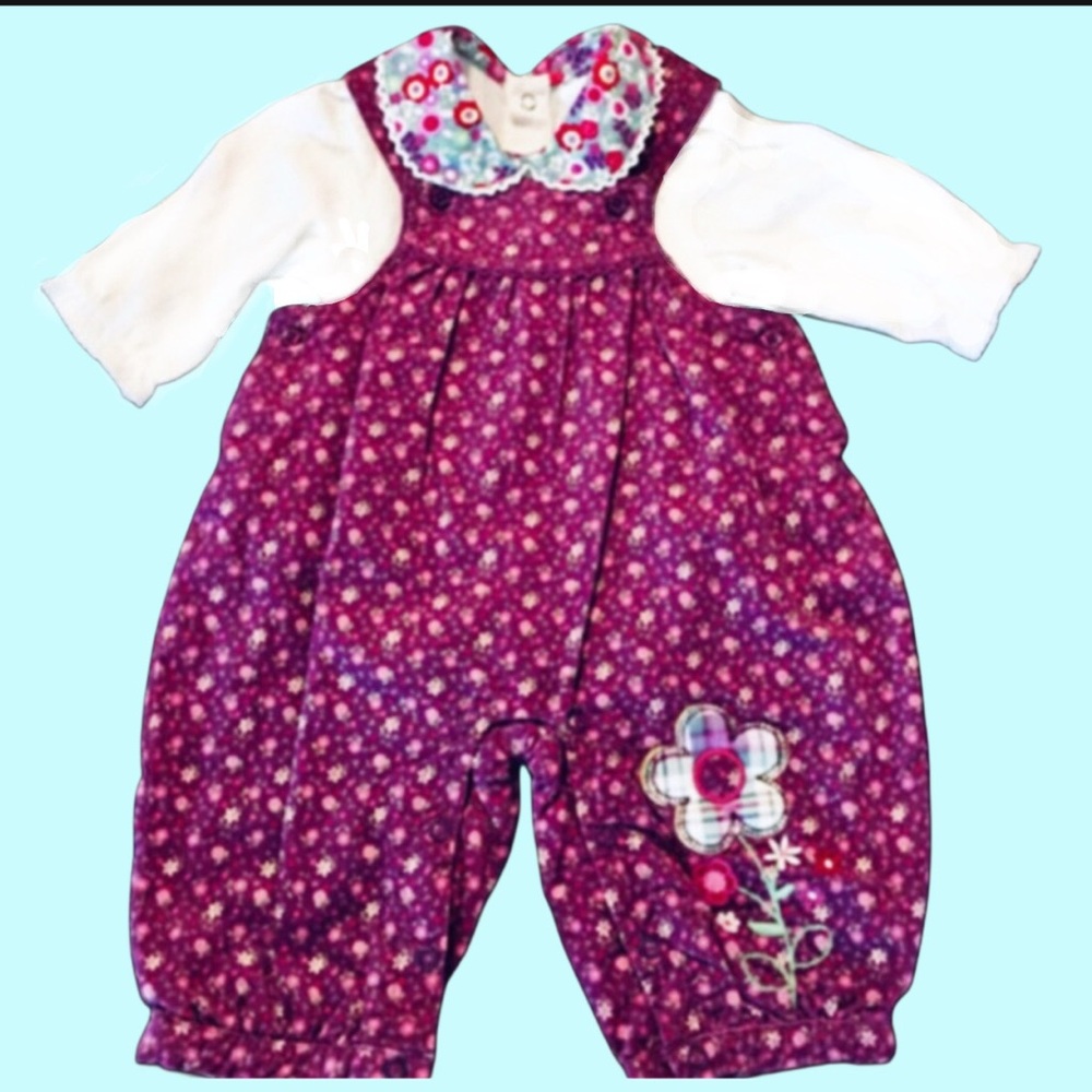 Infant Girl Cotton Romper and Onesie Size 3-6month
